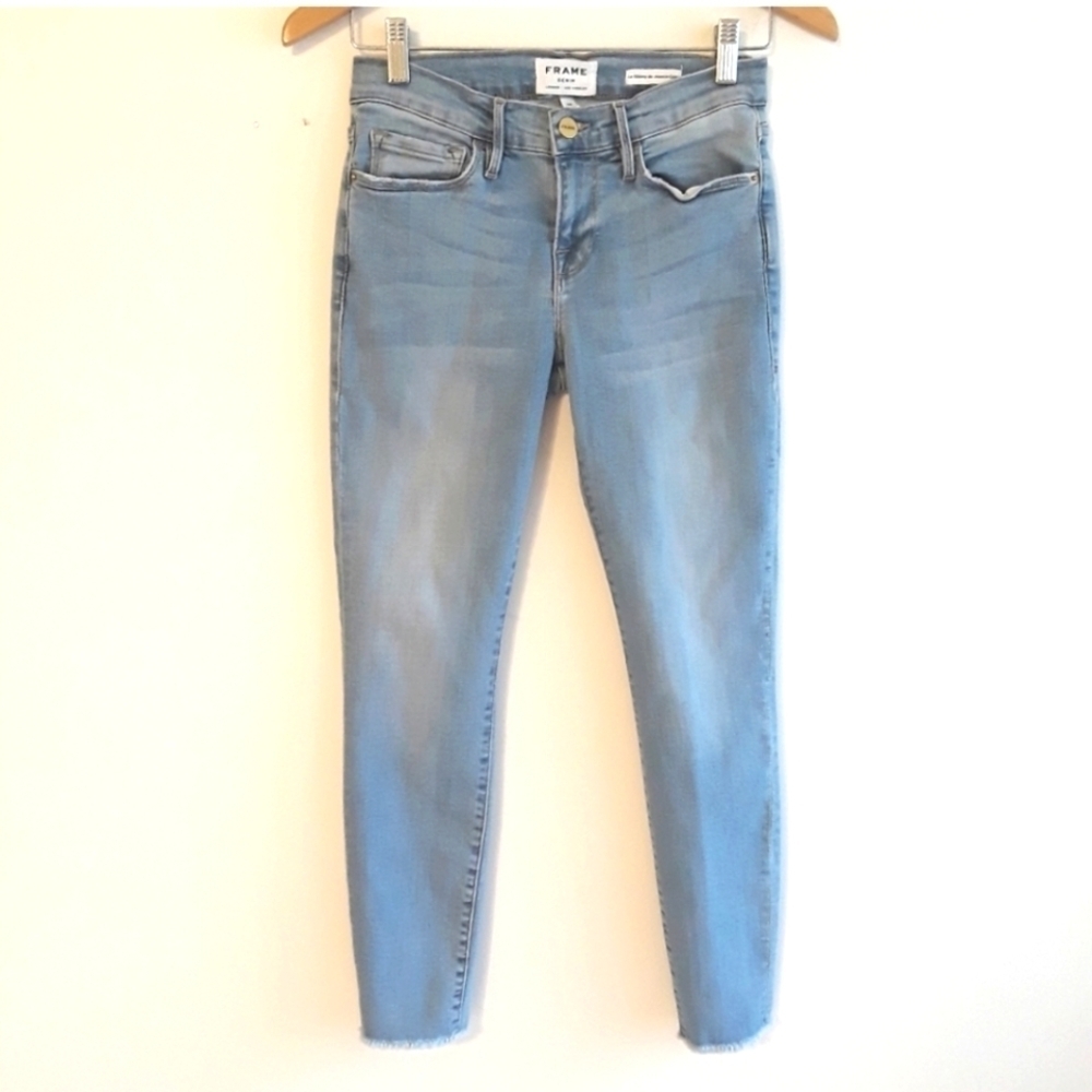 Frame Le Skinny de Jeanne crop jeans size 26